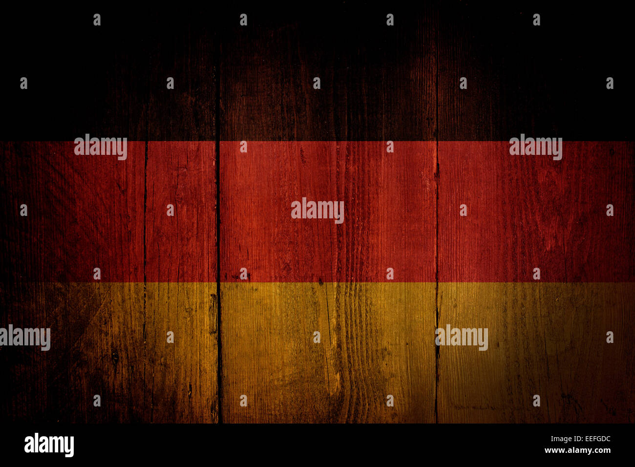 Drapeau allemand sur une grunge background. Banque D'Images