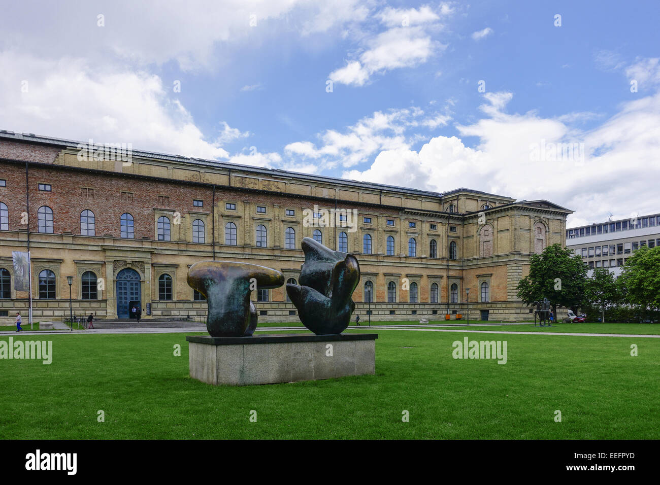 Dans Alte Pinakothek, Munich, Bayern, Deutschland, Europa, l'Alte Pinakothek, construit de 1826 à 1836 par L. von Klenze, Munich, Bavaria, Banque D'Images