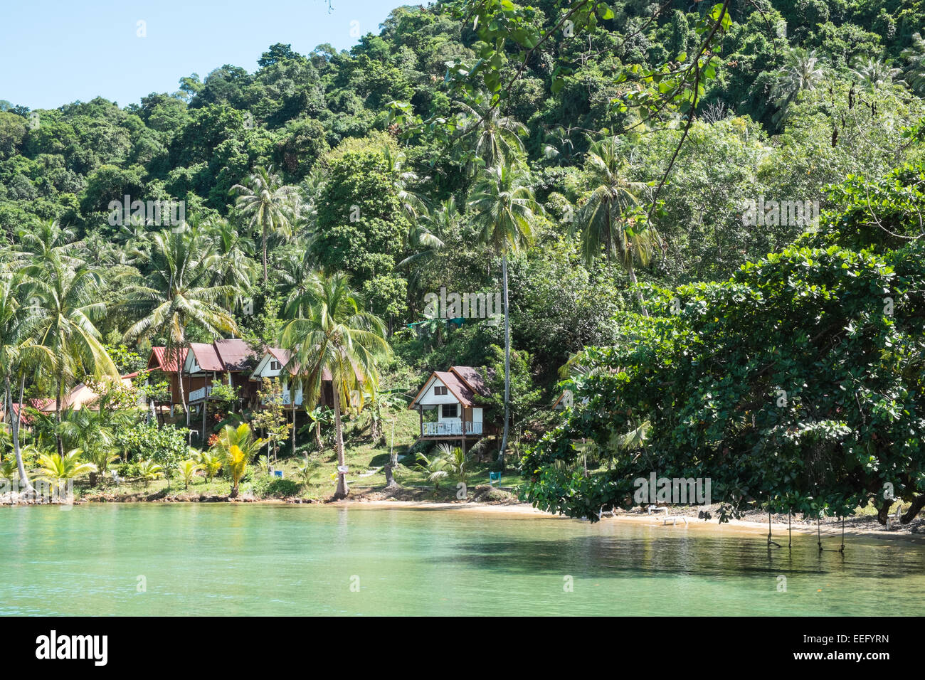 Paradis tropical.Koh,Ko Wai island.Thaïlande Banque D'Images