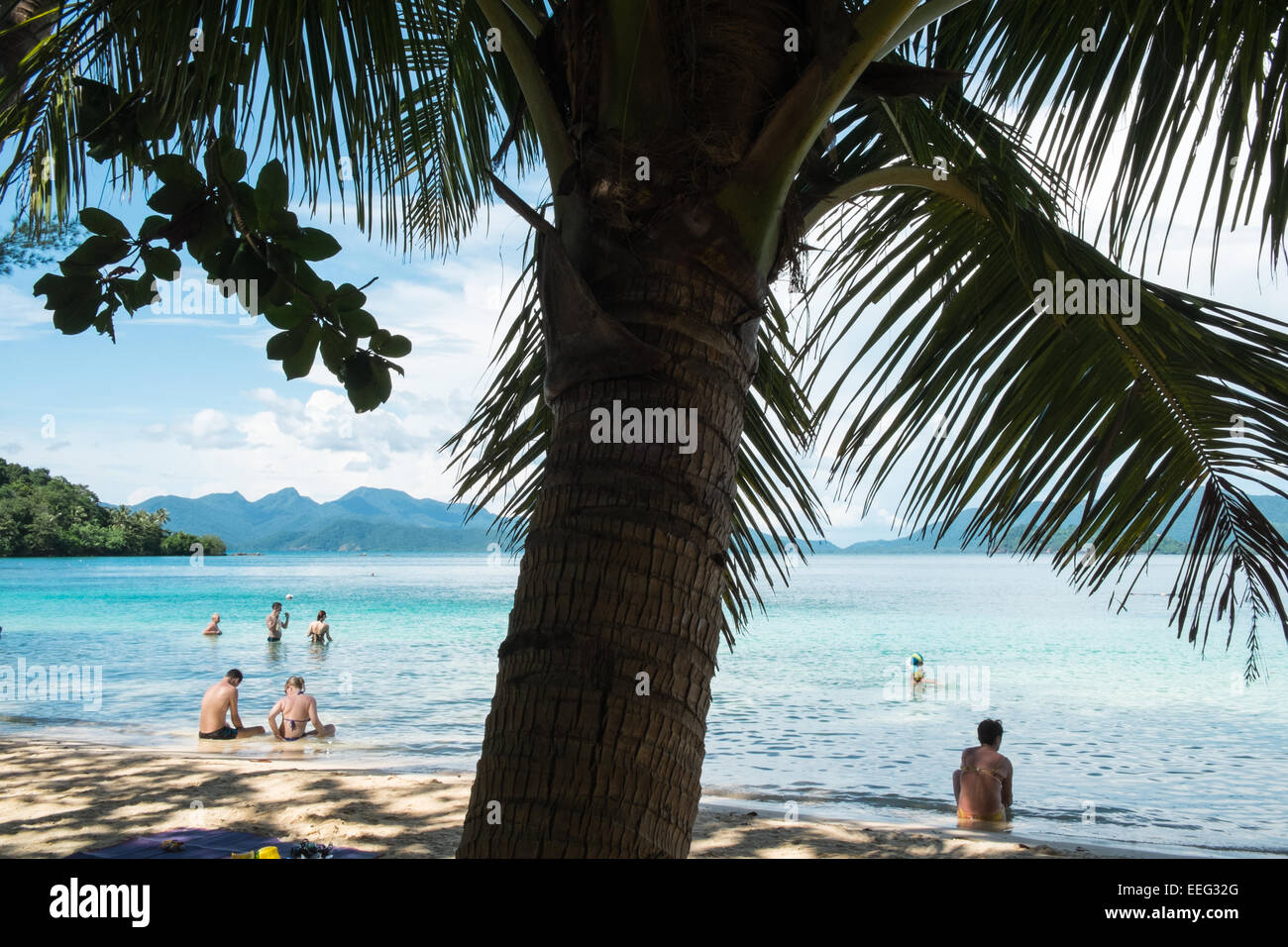 Paradis tropical.Koh,Ko Wai island.Thaïlande Banque D'Images