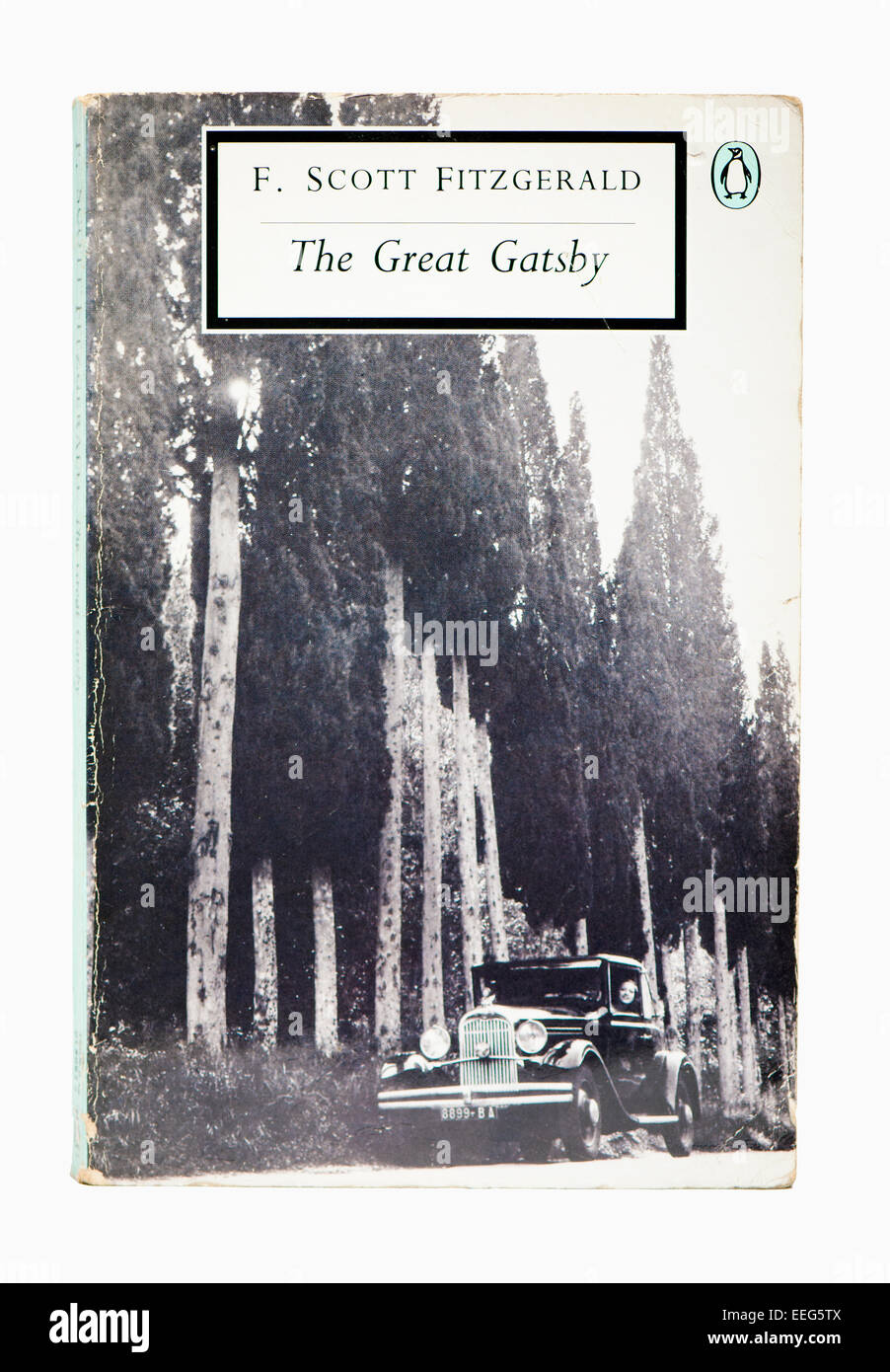 F Scott Fitzgerald Gatsby le Magnifique Penguin Classic Couverture de livre Banque D'Images