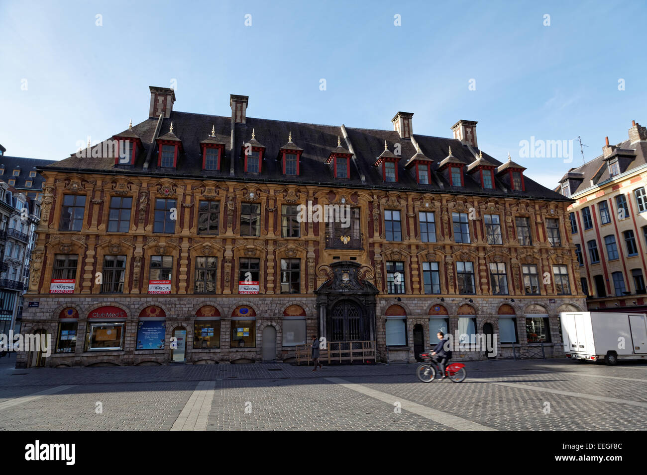 Place du Théâtre, Lille, France Banque D'Images