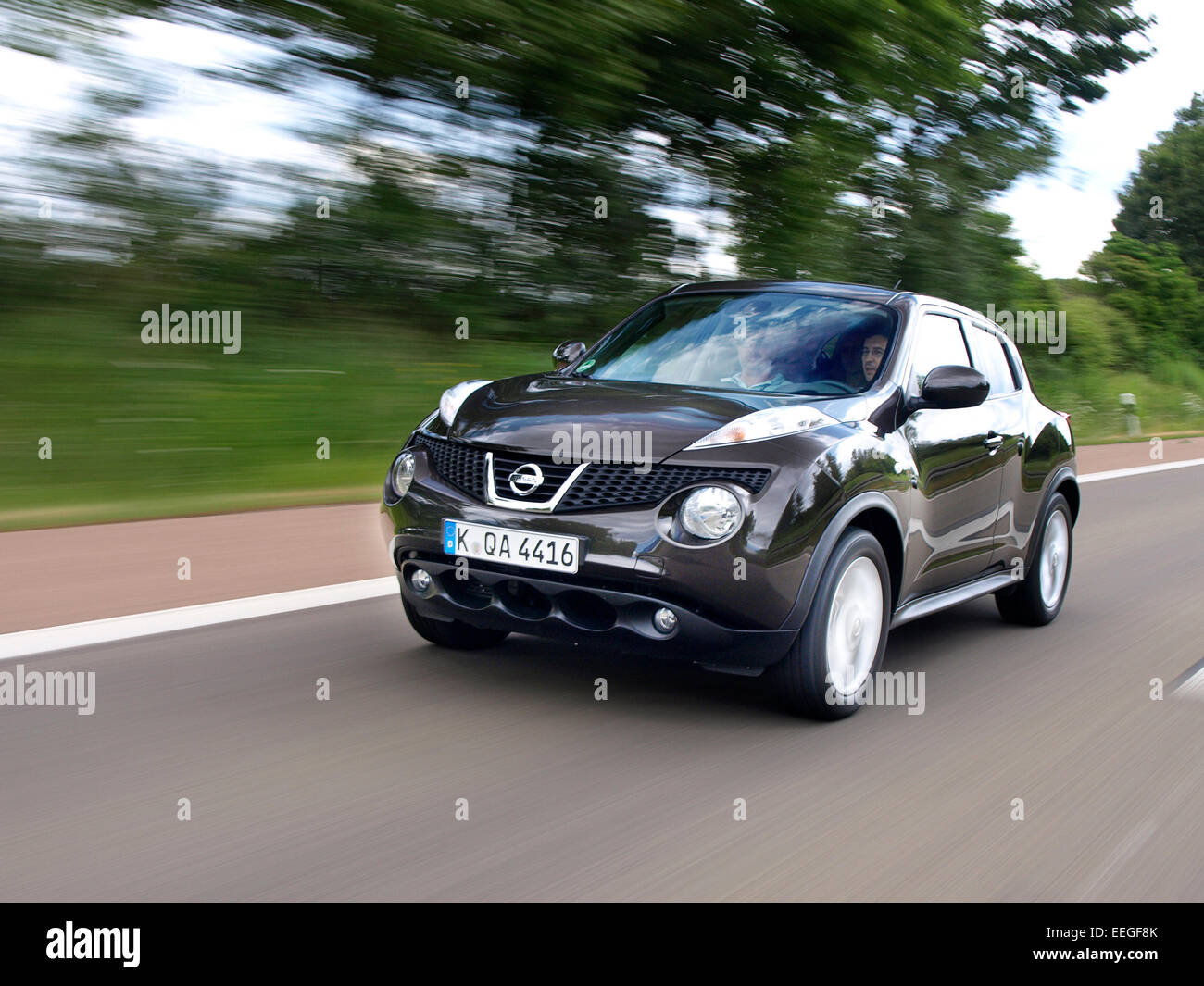 Nissan Juke roulant Banque D'Images