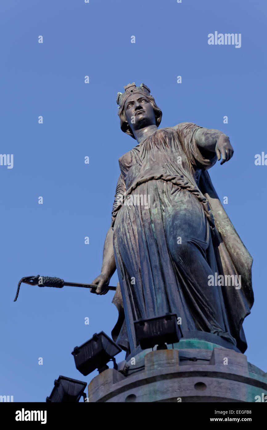 La déesse, Place de général de Gaulle, Lille, France Banque D'Images