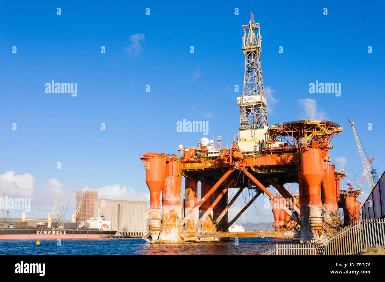 Byford dolphin drilling platform Banque de photographies et d’images à haute résolution - Alamy