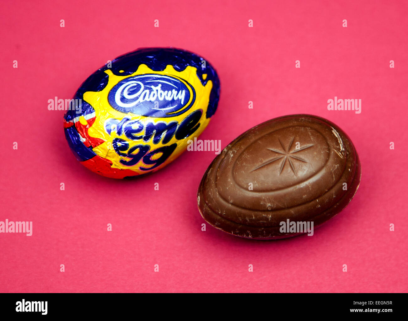 Les oeufs Cadbury Creme, Londres Banque D'Images