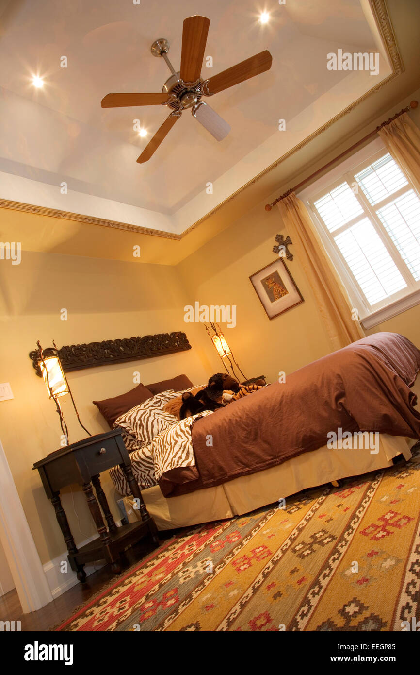 L'intérieur de chambre à coucher Banque D'Images