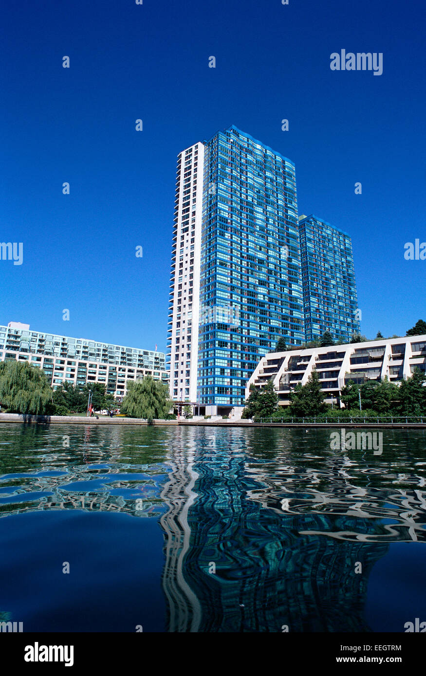 Les condominiums, Harbourfront de Toronto,Ontario Canada Banque D'Images