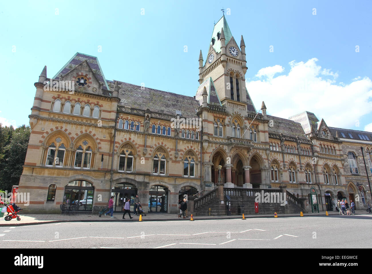 La Guildhall Winchester, Hampshire, Angleterre Banque D'Images