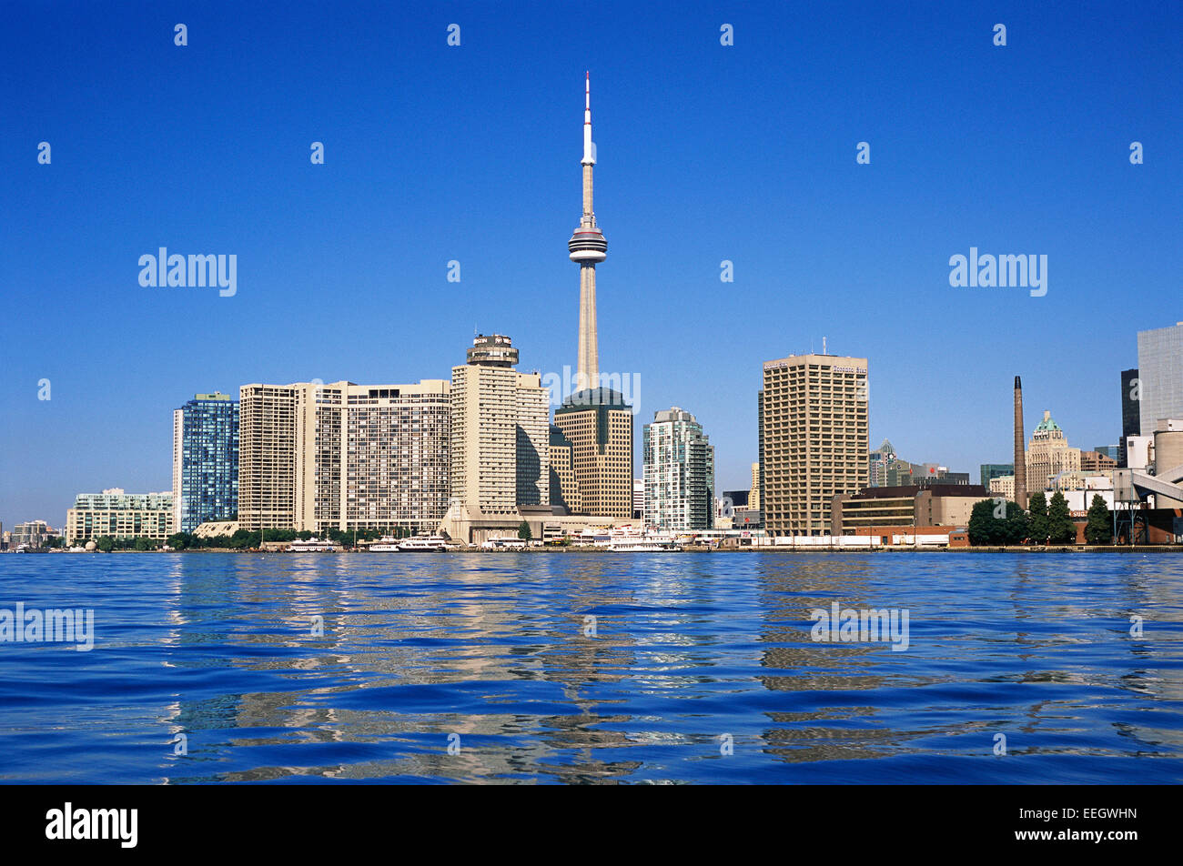 Le port de Toronto Skyline,Ontario Canada Banque D'Images