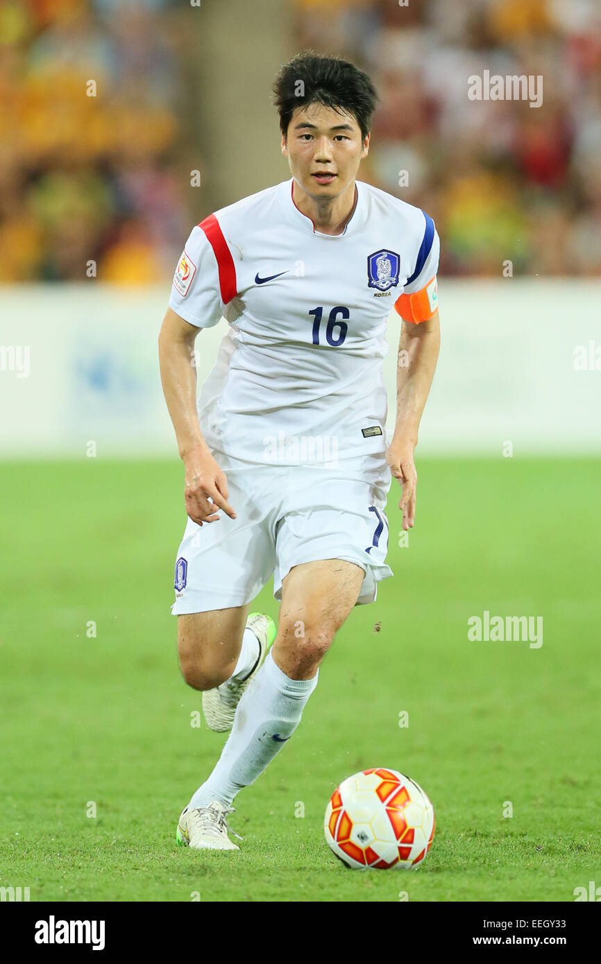 Brisbane, Australie. 17 Jan, 2015. Ki Sung-Yueng (KOR) Football/soccer : AFC Asian Cup 2015 Australie un match du groupe entre l'Australie 0-1 de la Corée du Sud au stade de Brisbane à Brisbane, Australie . © Yohei Osada/AFLO SPORT/Alamy Live News Banque D'Images