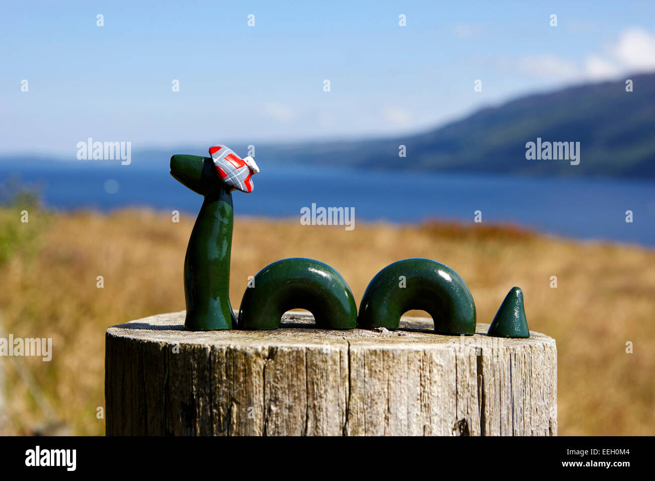 Souvenir à nessie Loch Ness highland scotland uk Banque D'Images