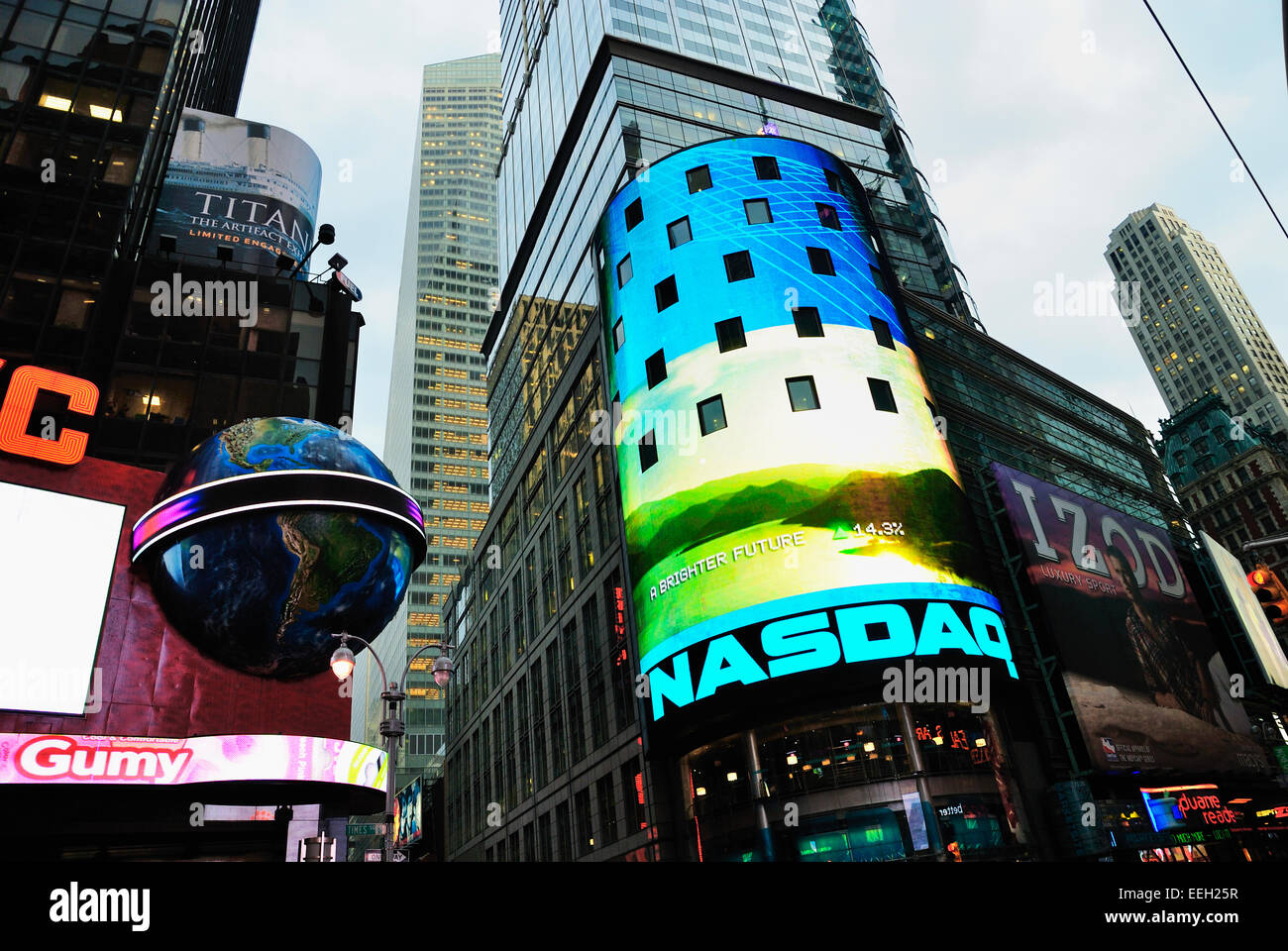Times Square, NYC Banque D'Images Times Square, NYC Banque D'Images