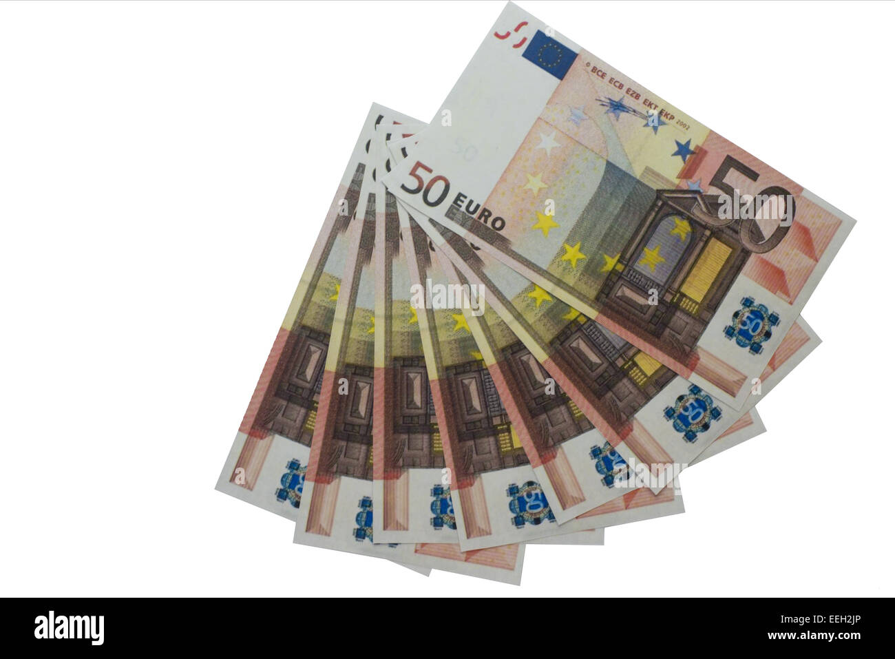 Billets en euros Banque D'Images