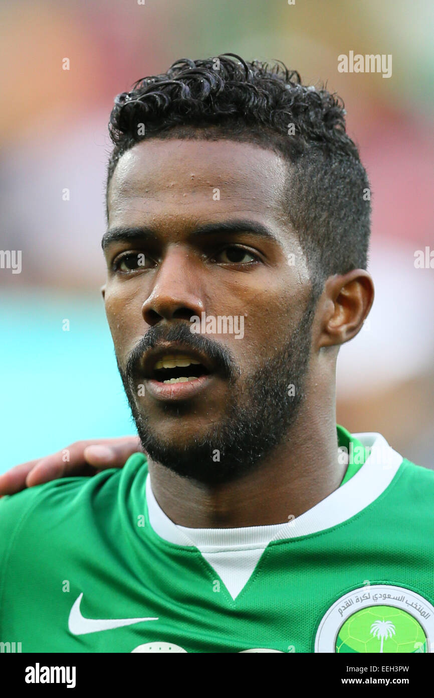 Melbourne, Australie. 18 janvier, 2015. Nawaf Al Abed (KSA) Football/soccer : AFC Asian Cup 2015 Australie match du groupe B entre l'Ouzbékistan 3-1 l'Arabie saoudite au stade rectangulaire à Melbourne, Australie . © Yohei Osada/AFLO SPORT/Alamy Live News Banque D'Images