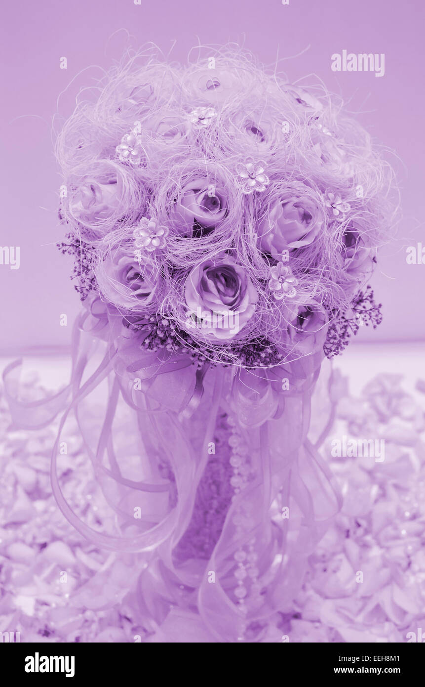 Fleurs rose pourpre en arrière-plan pour Banque D'Images