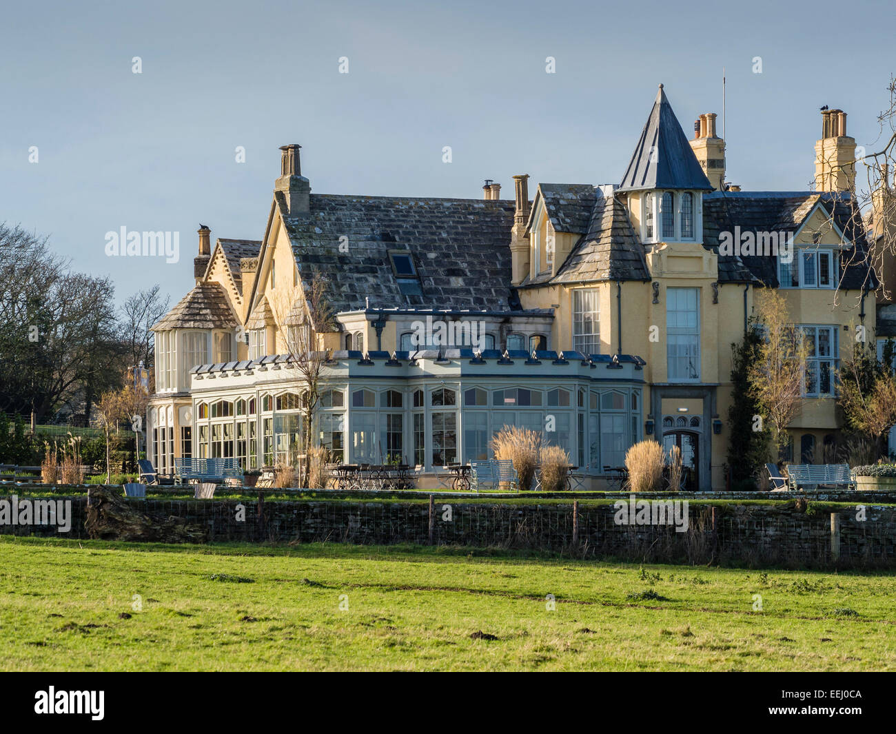 Le Cochon - sur la plage country house hotel, Studland, Dorset, England, UK Banque D'Images