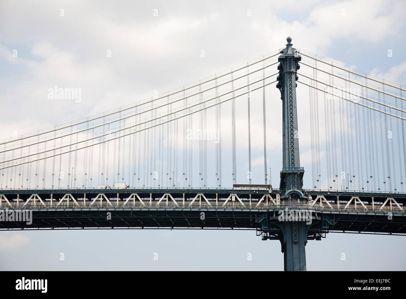 Pont de Manhattan, East River, New York, USA, Amérique Latine Banque D'Images