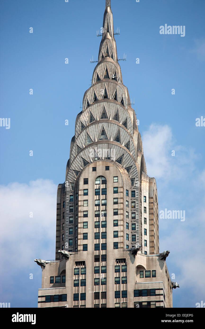 Chrysler building, gratte-ciel, Midtown, Manhattan, New York, USA, Amérique latine Banque D'Images