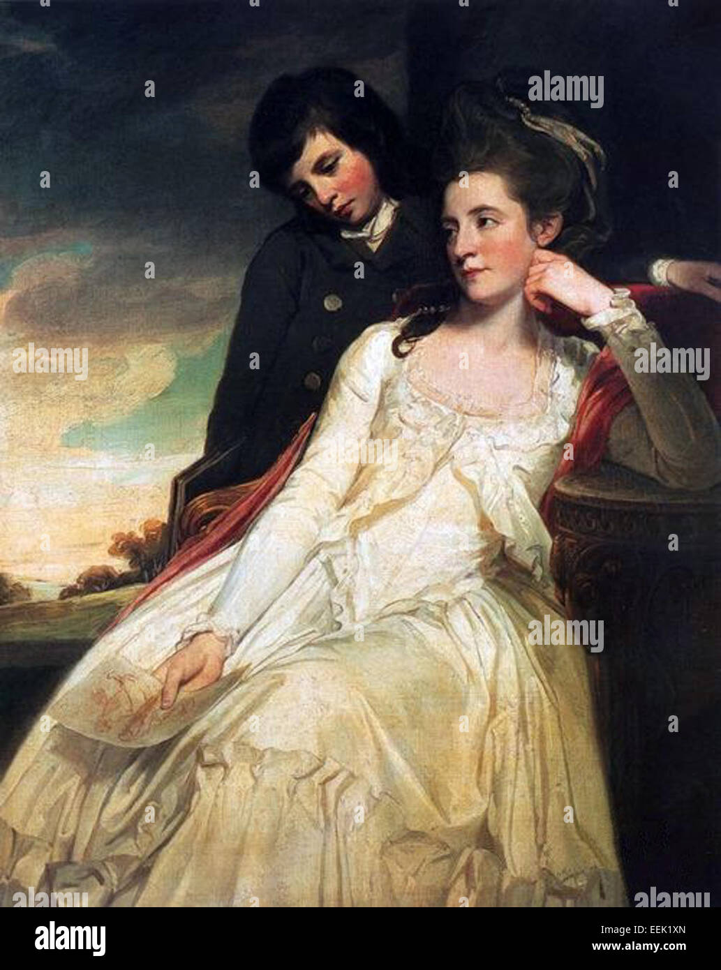 Jane, duchesse de Gordon (1749-1812), était l'épouse d'Alexander Gordon, 4e duc de Gordon, et une figure notable de la société britannique. Connue pour son patronage des arts et son implication dans des événements sociaux et culturels en Écosse, elle est devenue une partie importante de l'élite sociale à Édimbourg et à Londres. Banque D'Images