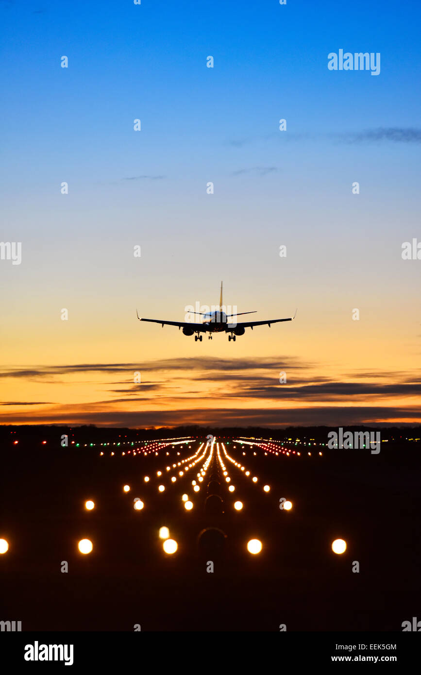 Boeing, B 737, l'aéroport de Munich, MUC, EDDM, Freising, Erding, Munich, Bavaria, Germany, Europe Banque D'Images