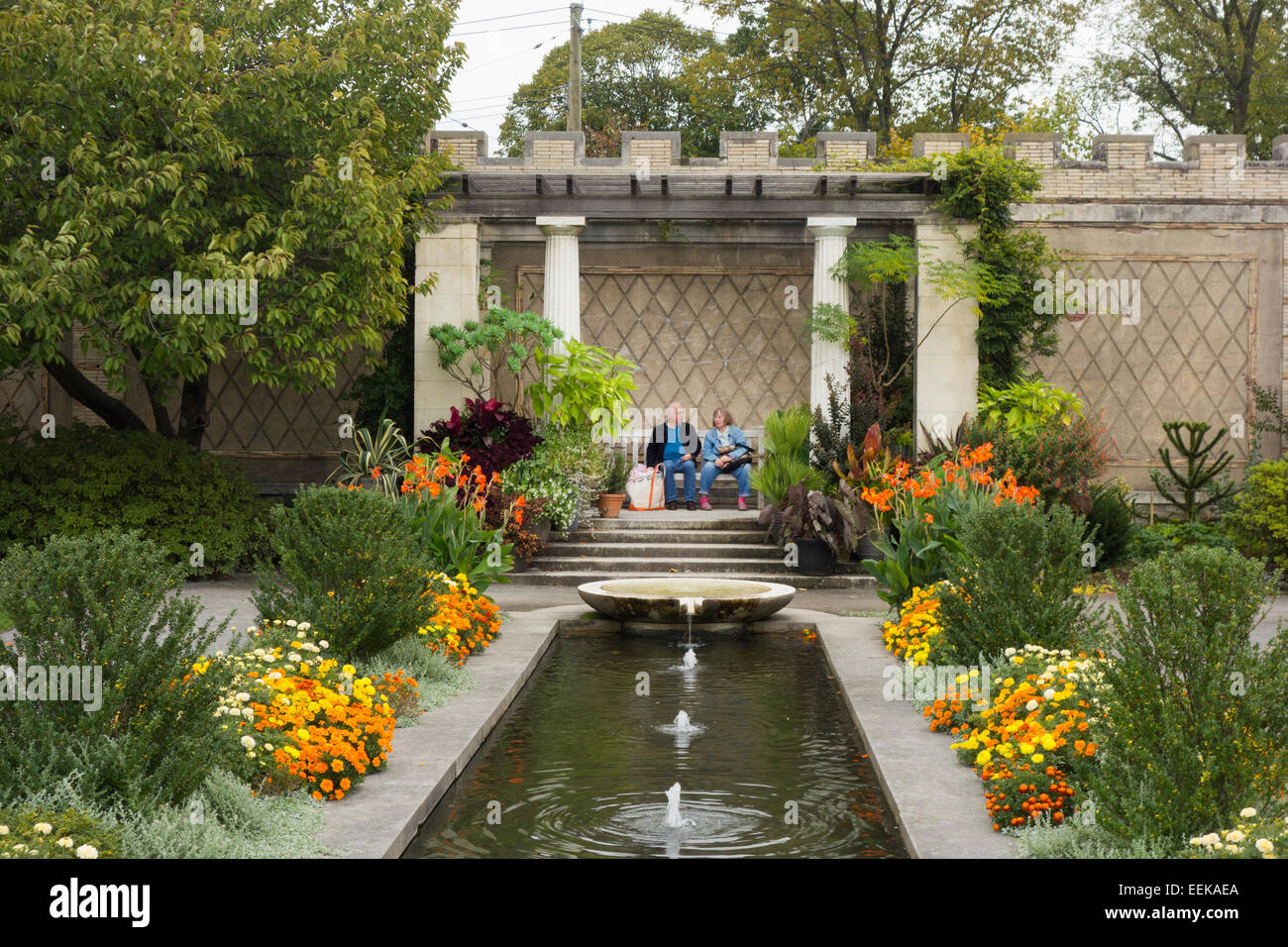 Untermyer gardens conservancy dans Yonkers NY Banque D'Images