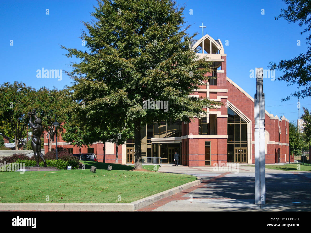 ATLANTA, GÉORGIE, le 19 janvier 2015 : l'église baptiste Ebenezer à Atlanta, Géorgie, église d'origine à Dr. Martin Luther King Jr., et Banque D'Images