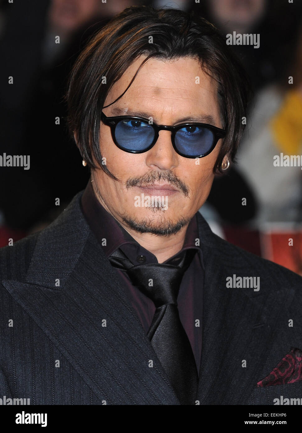 London, UK, UK. 19 Jan, 2015. Johnny Deep assiste à la première UK de ''ortdecai'' à Odéon Leciester Square. © Ferdaus Shamim/ZUMA/Alamy Fil Live News Banque D'Images