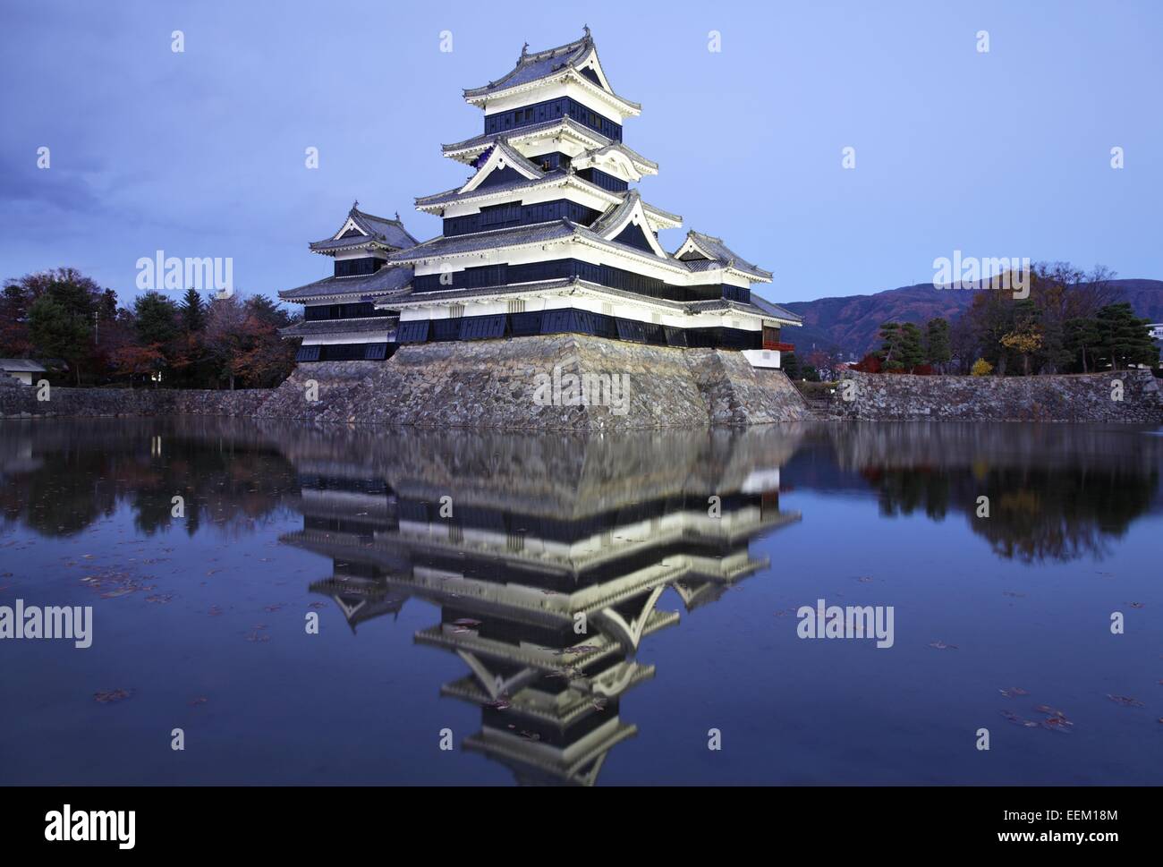 Château de Matsumoto, Matsumoto, Nagano-ken, Japon Banque D'Images