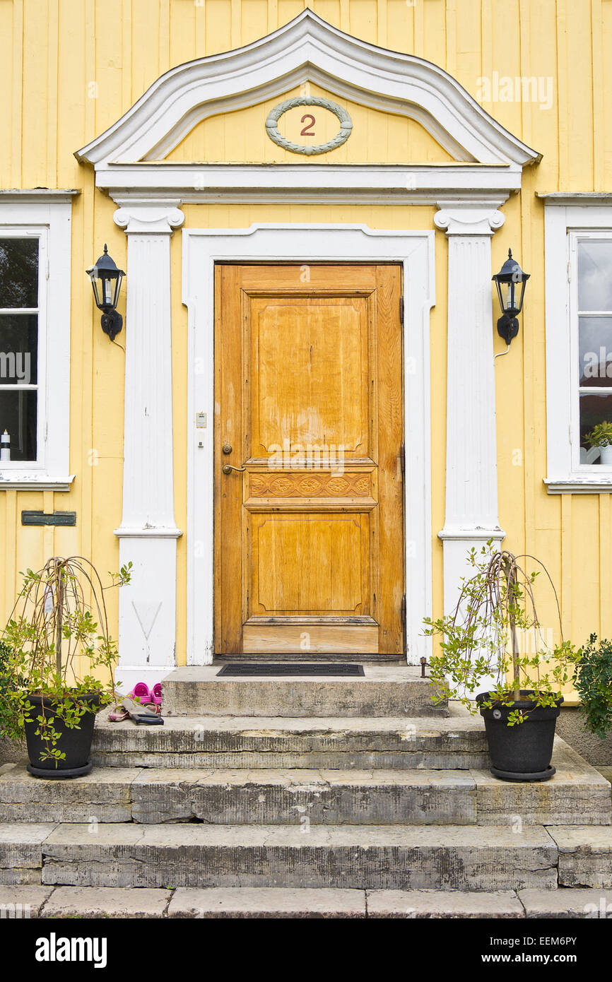 Porte d'entrée numéro 2, Vieille Ville de Kalmar, Suède, Scandinavie, l'Europe. Banque D'Images