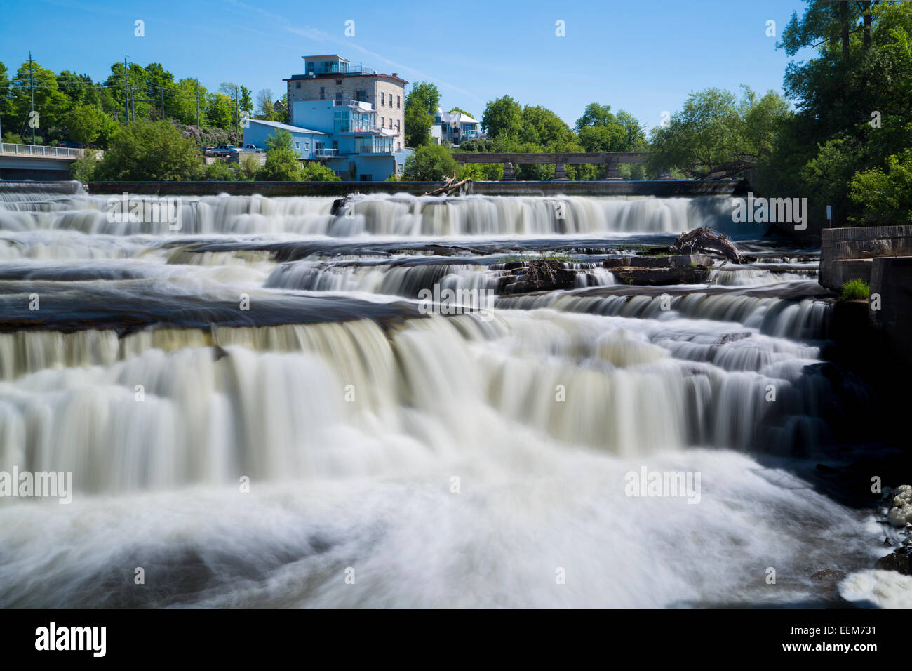 Grand Falls sur le Mississippi, Almonte, Ontario, Canada Banque D'Images