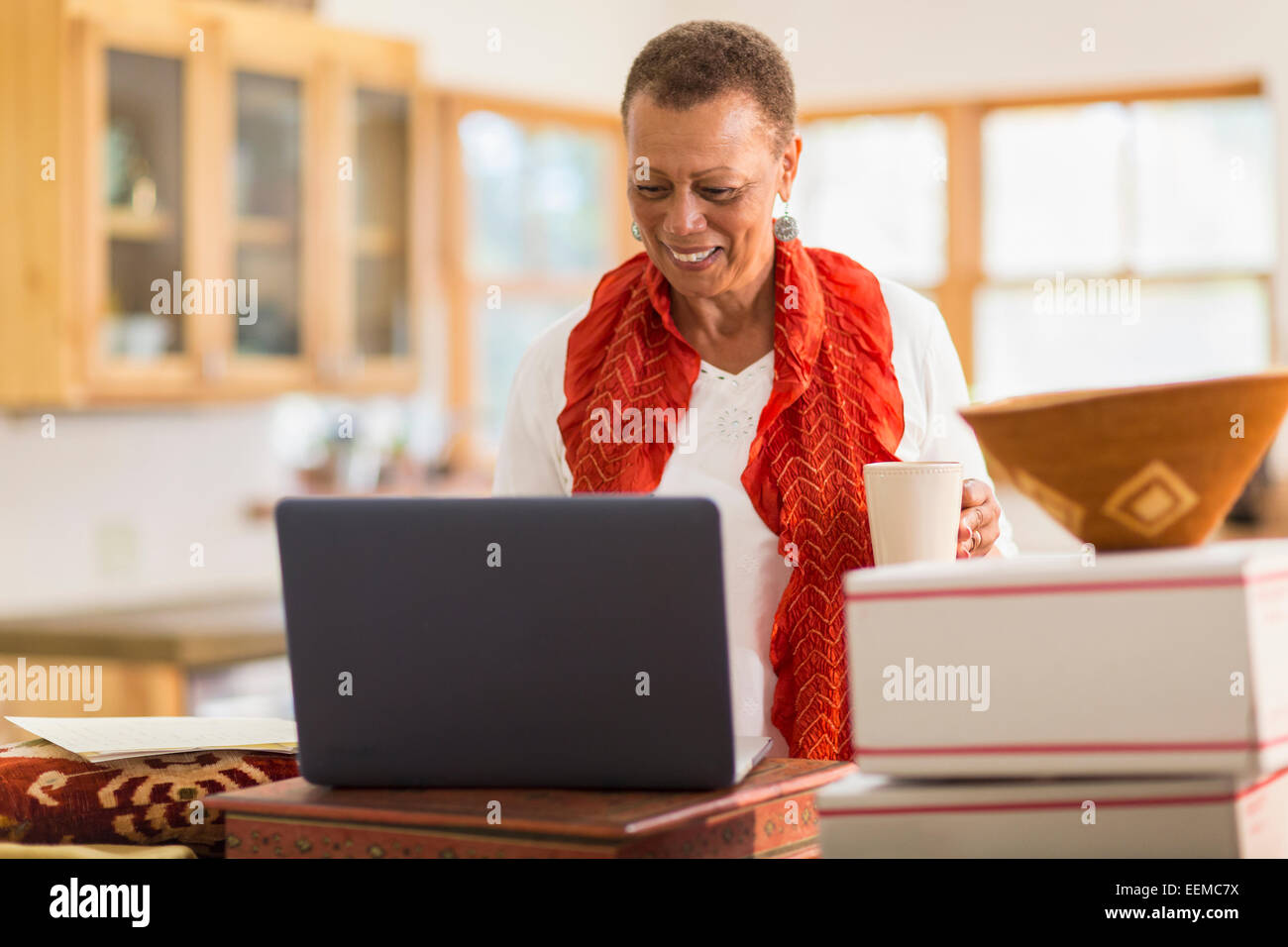 Plus mixed race woman Banque D'Images