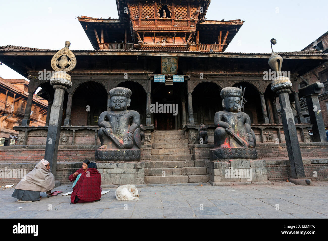 Temple de Dattatreya, Dattatreya Square, Bhaktapur, Népal Banque D'Images