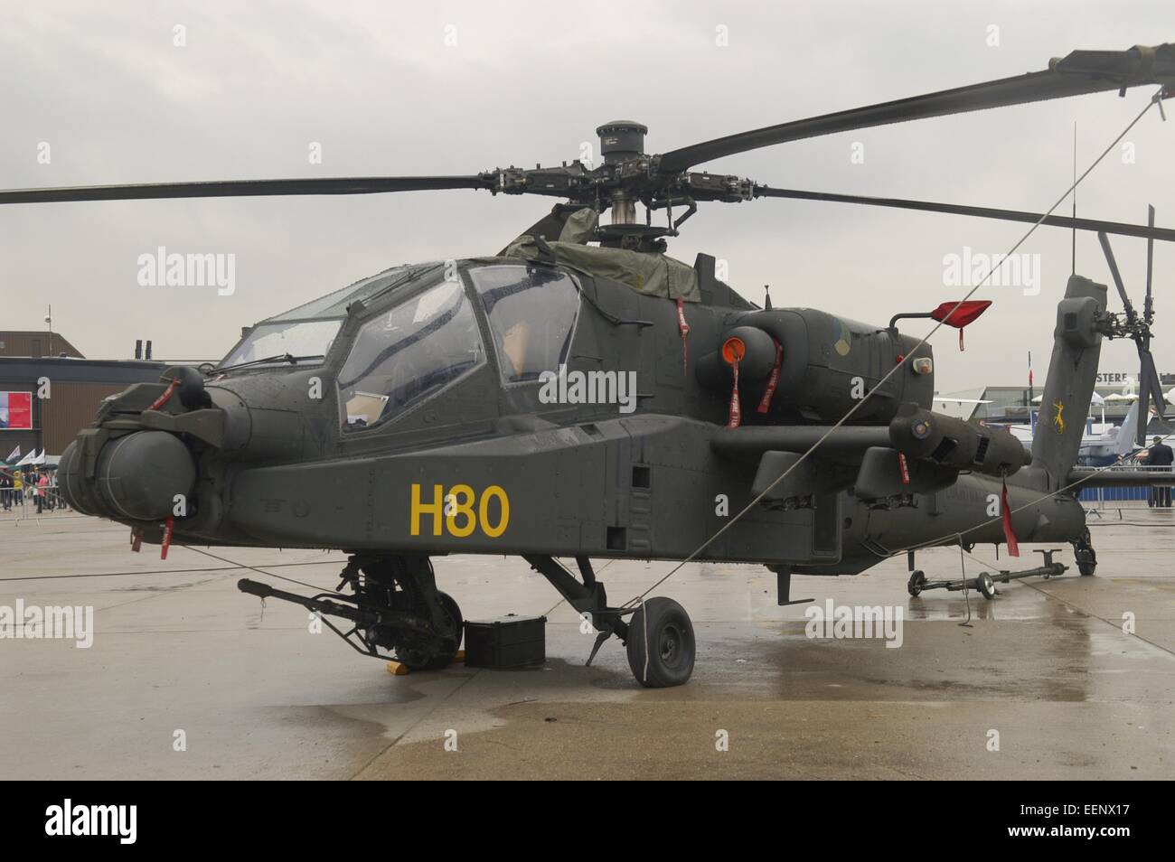 L'anti tank, hélicoptère de combat Apache de l'Armée néerlandaise Banque D'Images