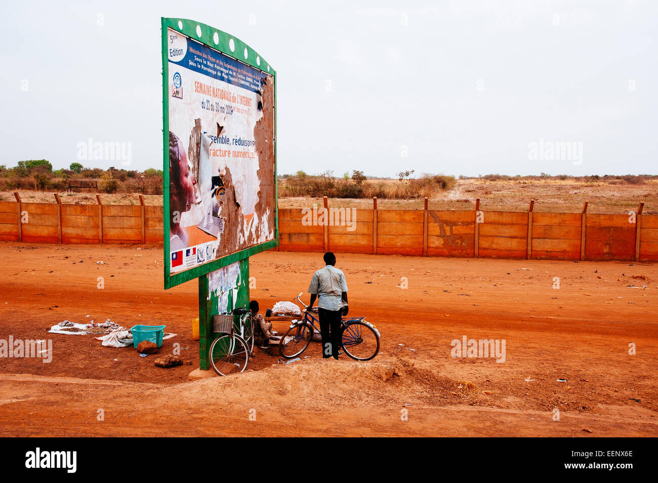 Scène de rue, Ouagadougou, Burkina Faso. Banque D'Images