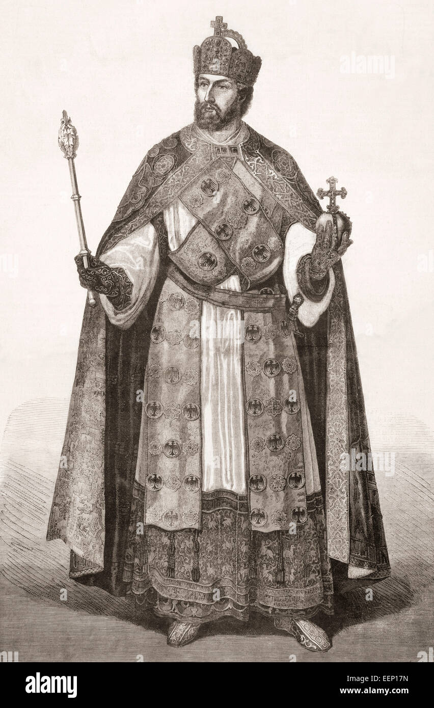 Charles V, 1500-1558. Saint Empereur Romain, 1519-1558 et comme Charles I, roi d'Espagne, 1516-1556. Banque D'Images