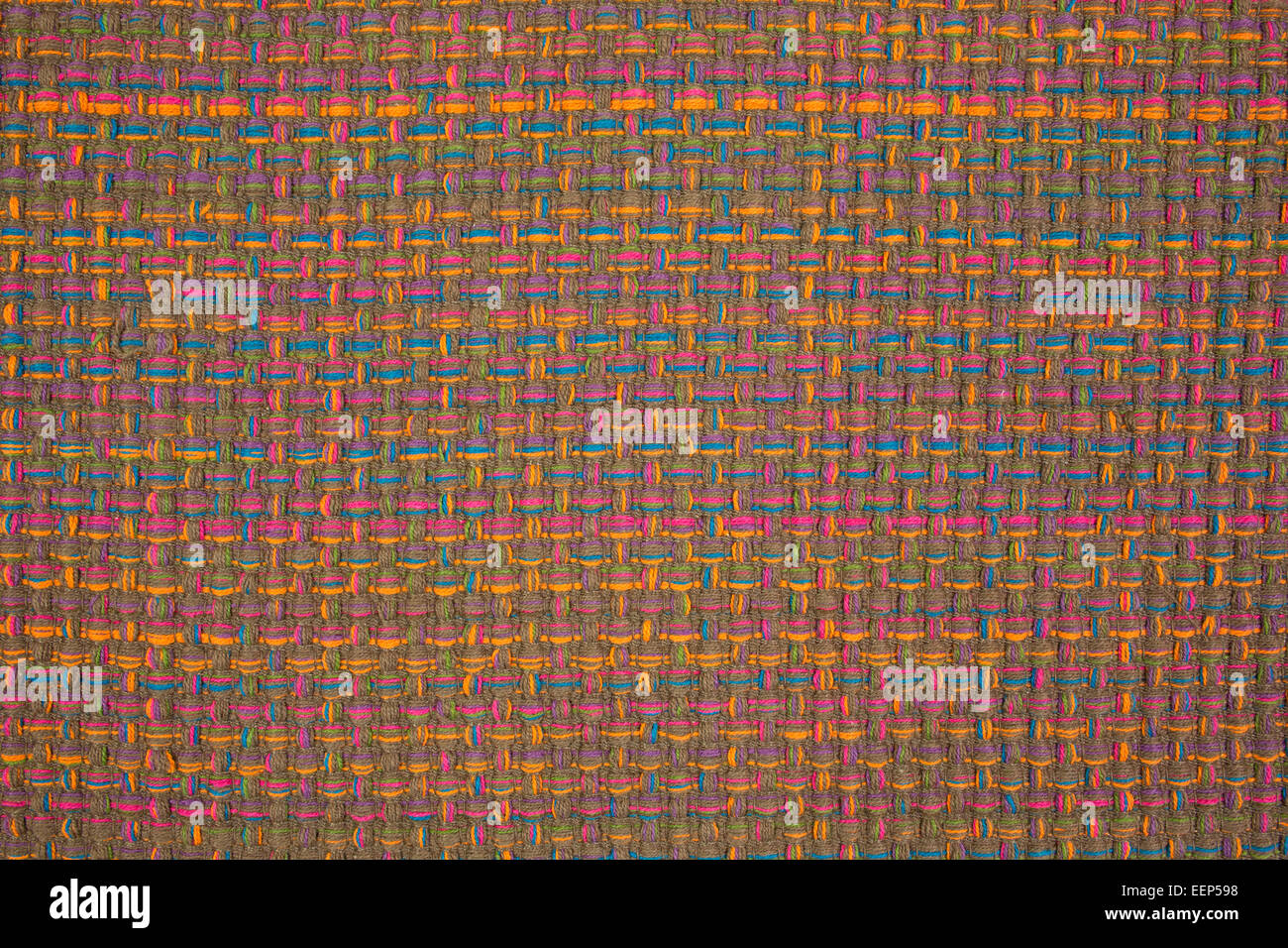 Une vue très proche d'un tissu épais. Banque D'Images