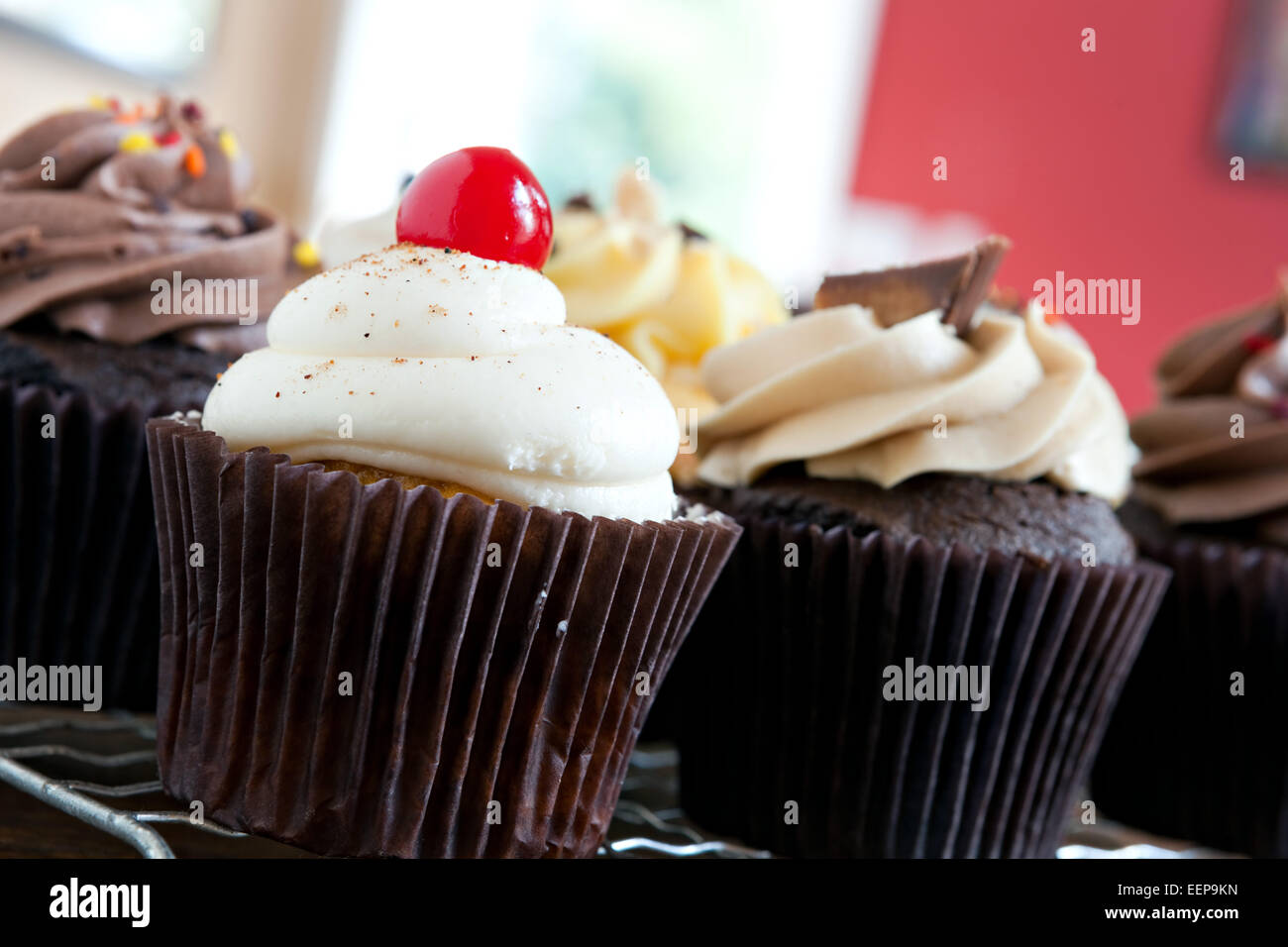 Cupcakes gastronomique libre Banque D'Images