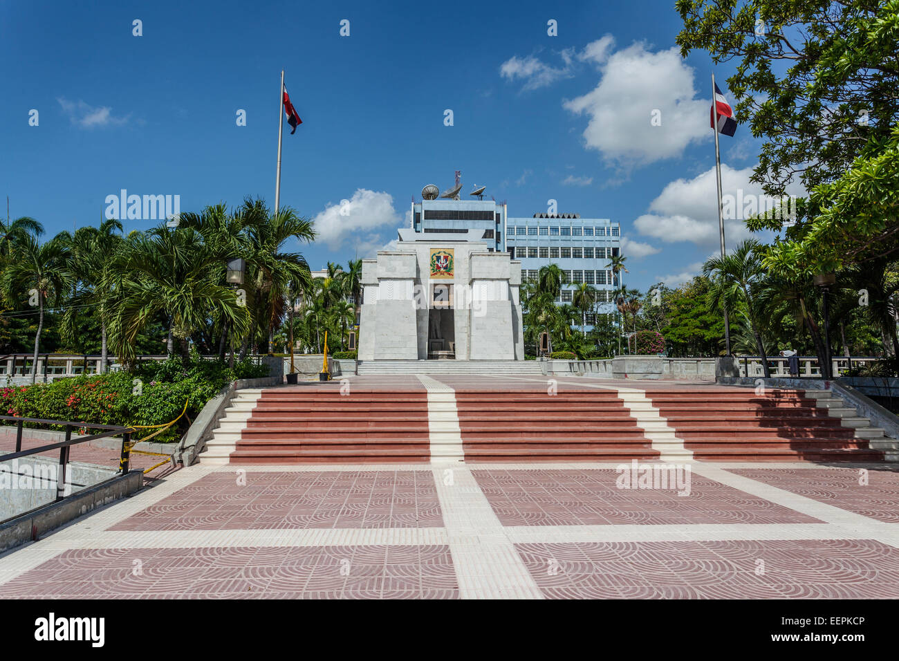 L'autel de la Patria, Parque de la Independencia, (Puerta del Conde), Zona Colonial, Patrimoine Mondial de l'UNESCO, Santo Domingo, Dom Banque D'Images