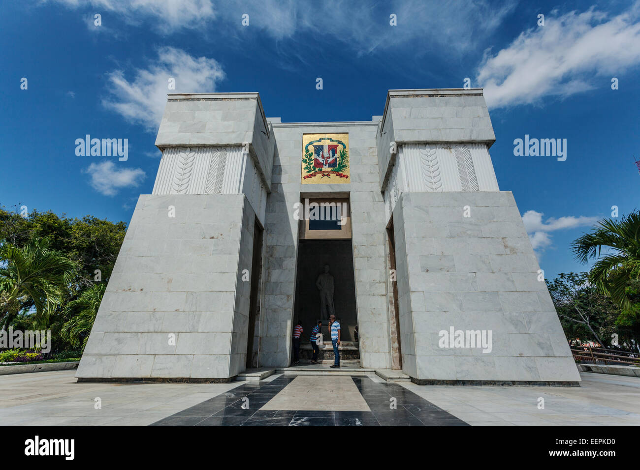 L'autel de la Patria, Parque de la Independencia, (Puerta del Conde), Zona Colonial, Patrimoine Mondial de l'UNESCO, Santo Domingo, Dom Banque D'Images