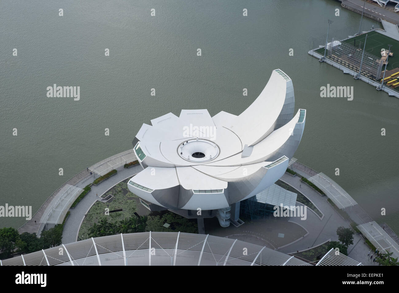 Art et Science Museum, à Singapour. Architecte : Moshe Safdie. Banque D'Images