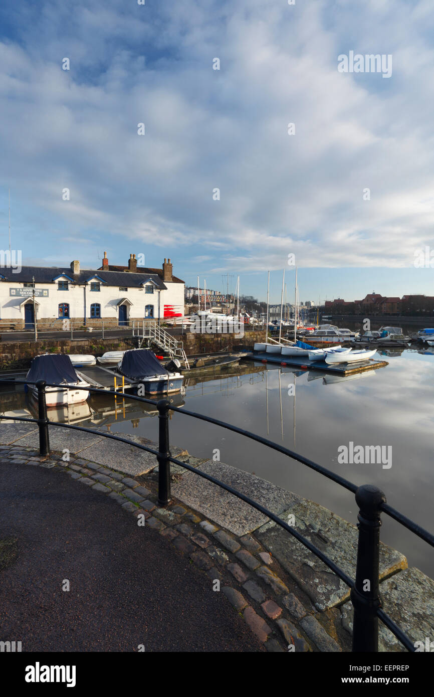 Port flottant de Bristol au bassin de Cumberland. Bristol, Angleterre, Royaume-Uni. Banque D'Images
