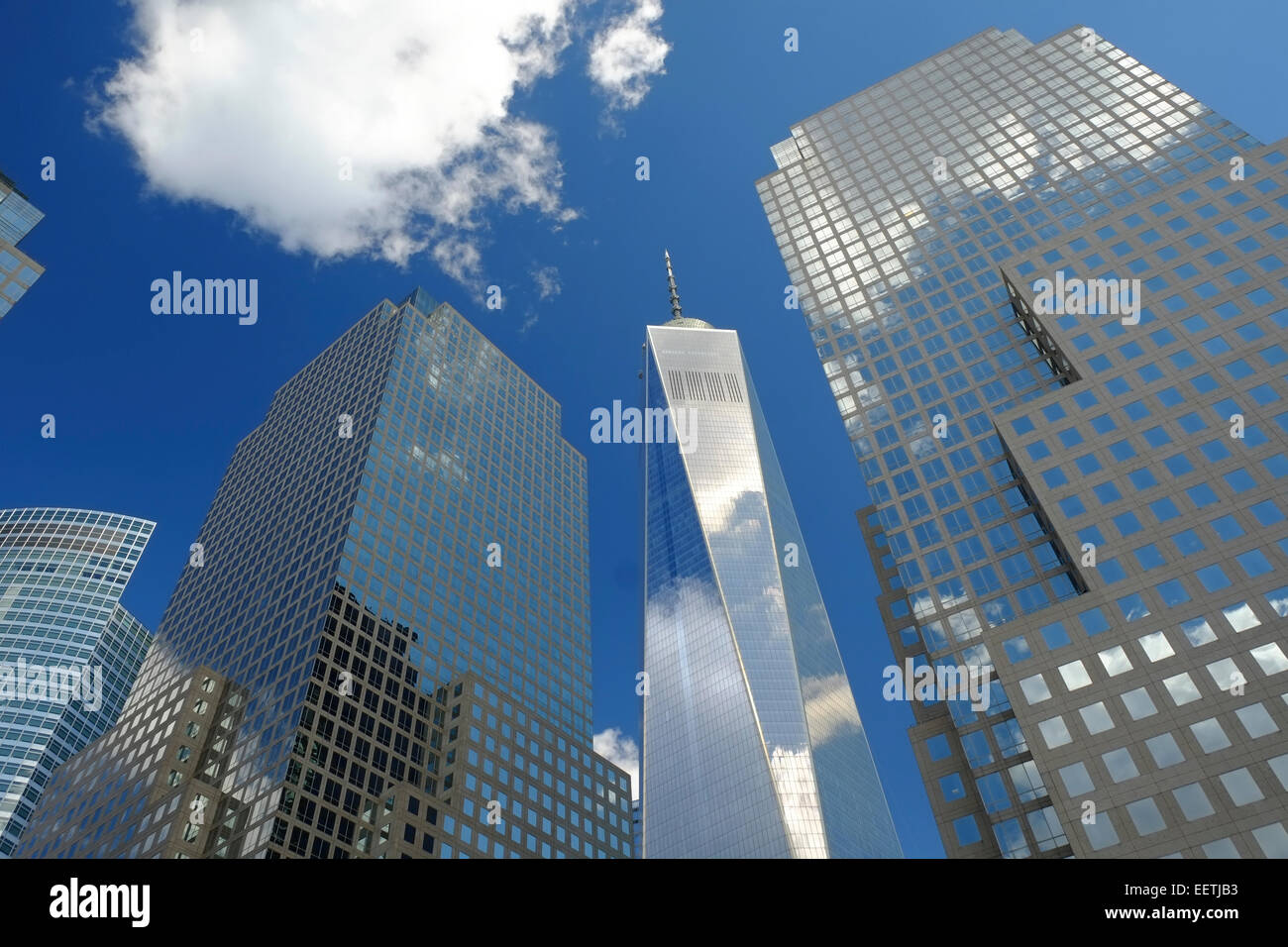 Le World Financial Center, world trade center, Manhattan, New York, USA Banque D'Images