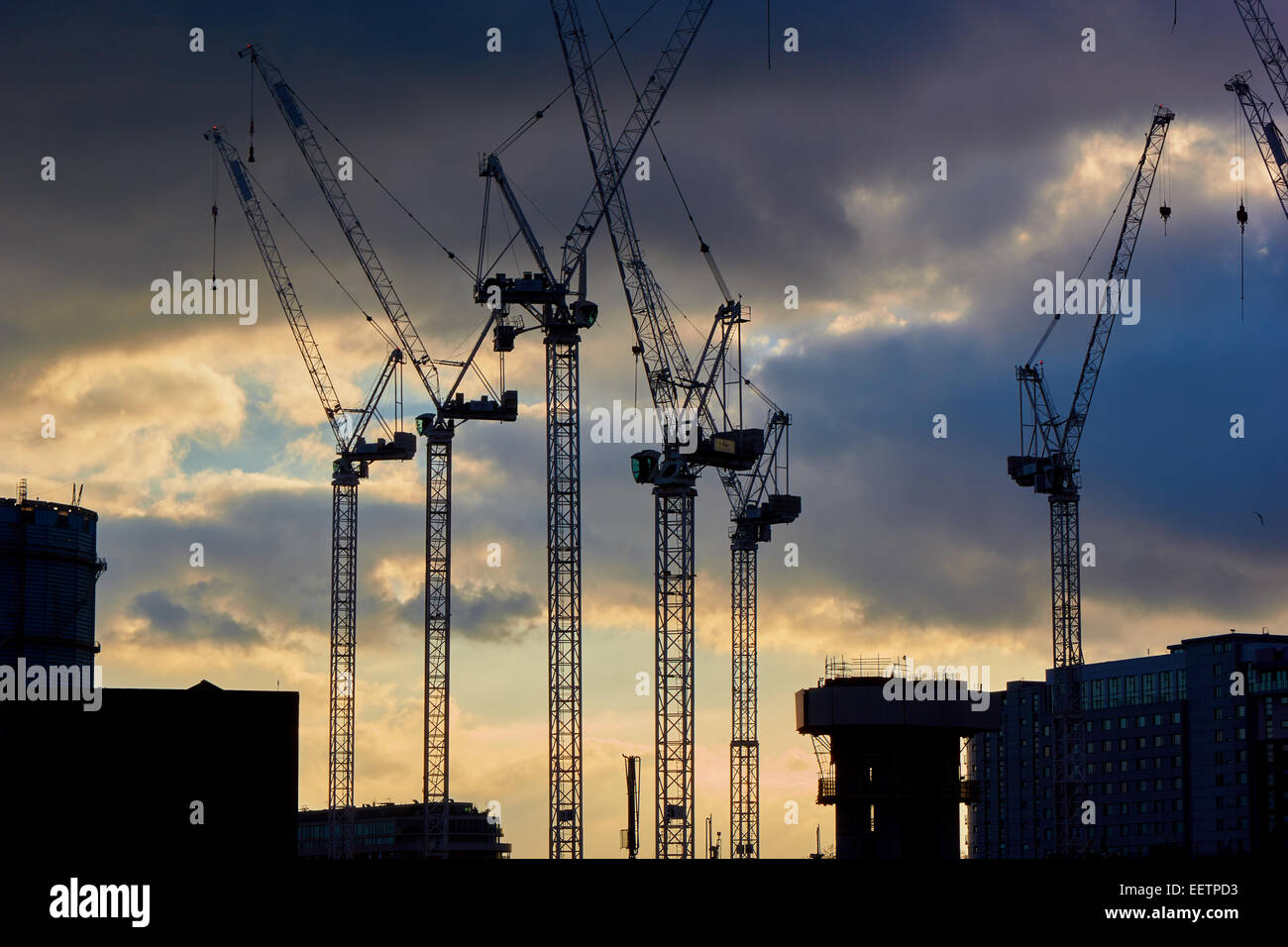 Réaménagement de Battersea Power Station, Battersea, Londres, Angleterre Banque D'Images