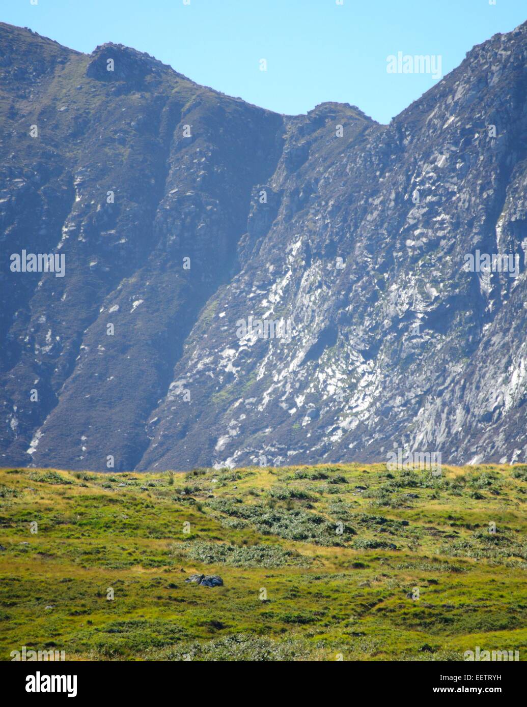 Montagnes au-dessus de Corrie sur l'île d'Arran, Ecosse Banque D'Images