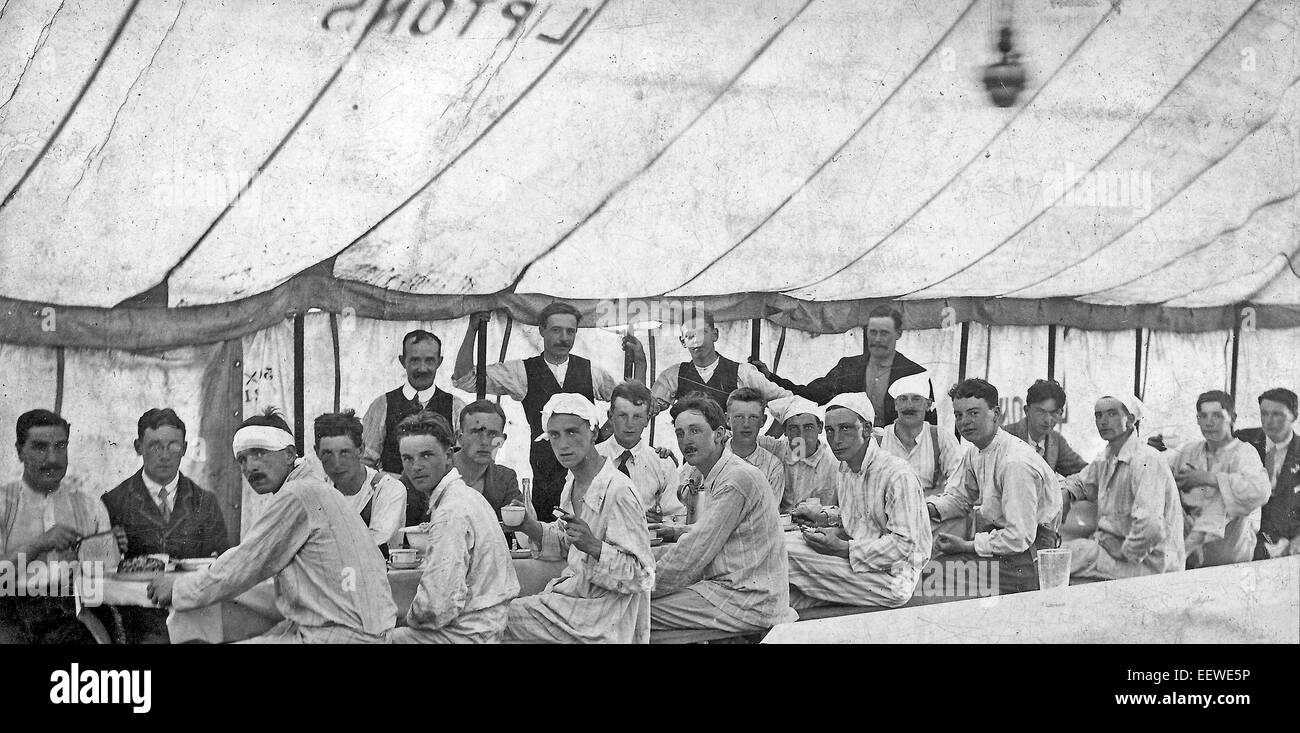 Aberdeen University Officers' Training Corps Camp annuel, juillet 1913, Royal Army Medical Corps Depot, Aldershot, England, United Kingdom Banque D'Images