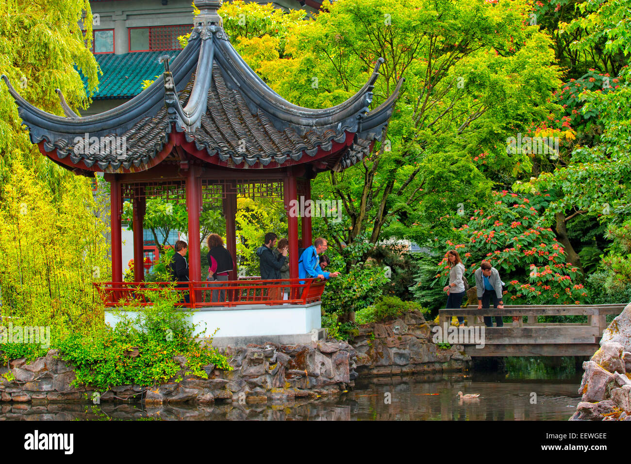 Dr. Sun Yat-Sen Park dans le quartier chinois Banque D'Images