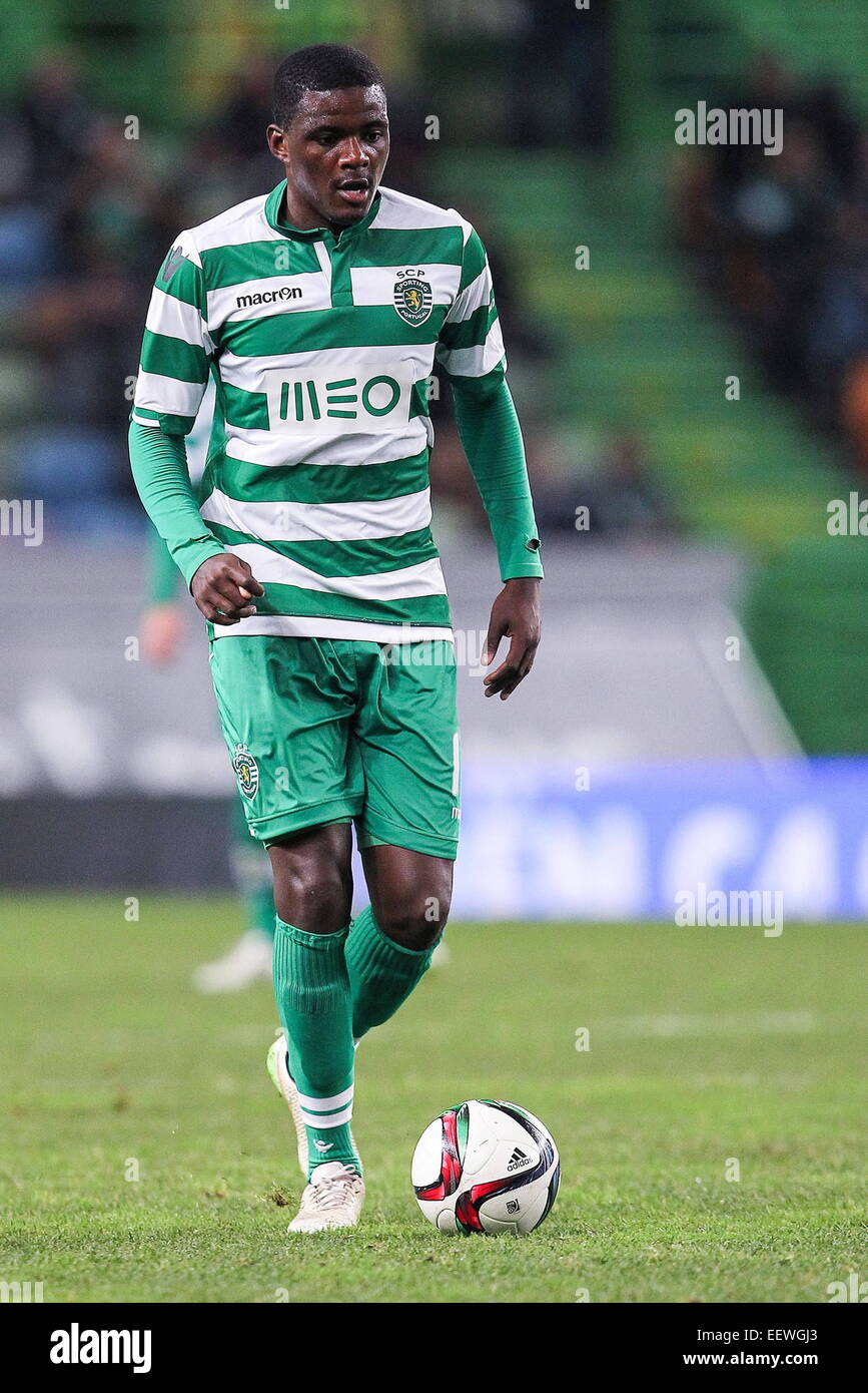 William Carvalho - 18.01.2015 - Sporting / Rio Ave FC - Liga Sagres -.Photo : Carlos Rodrigues / Icon Sport. Banque D'Images