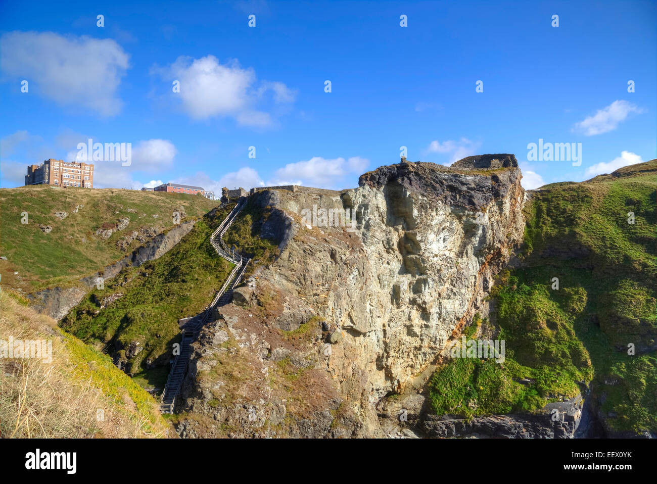 Cornwall, Angleterre, Royaume-Uni, Tintagel Banque D'Images