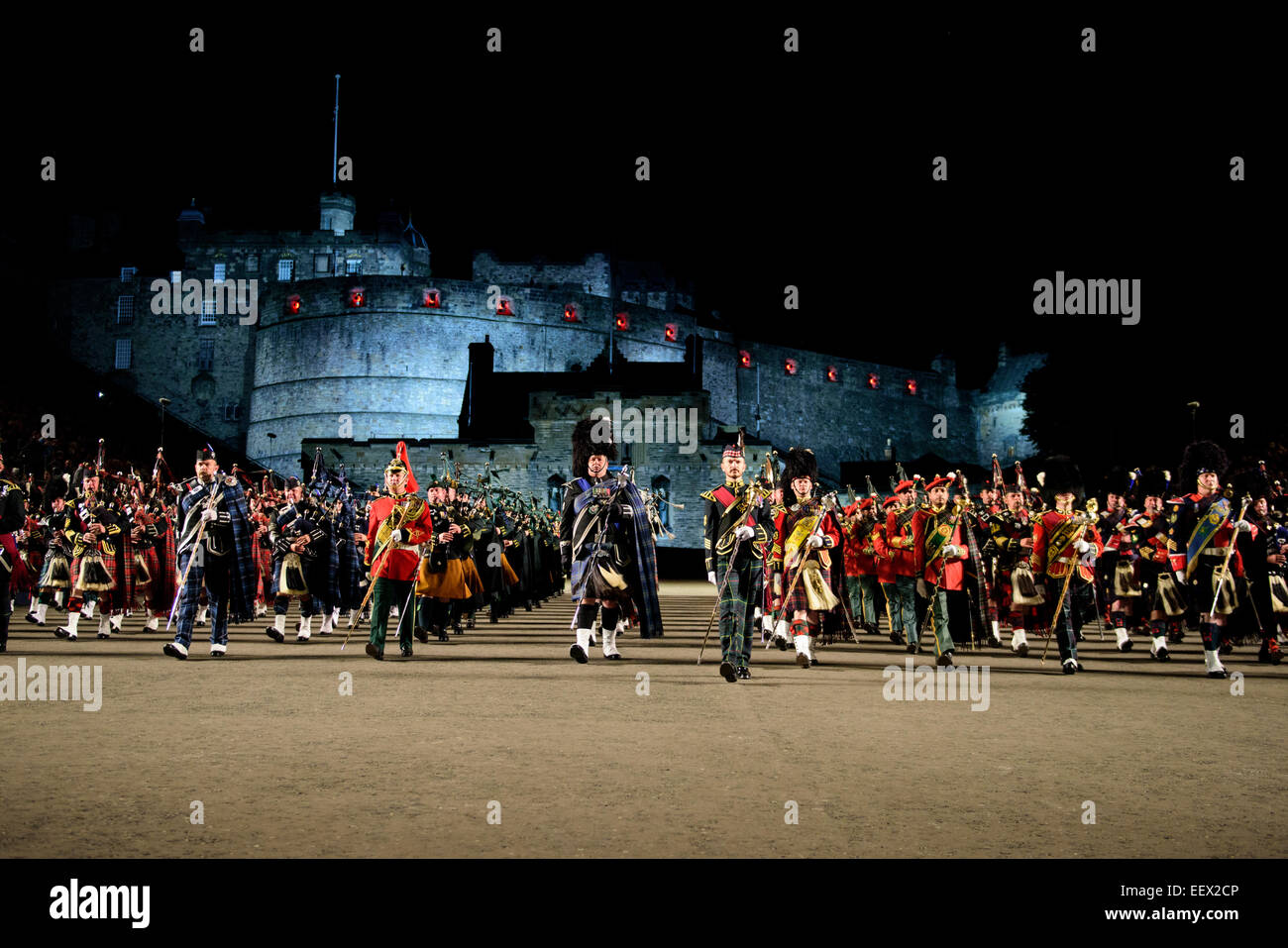 Le Royal Edinburgh Military Tattoo Banque D'Images